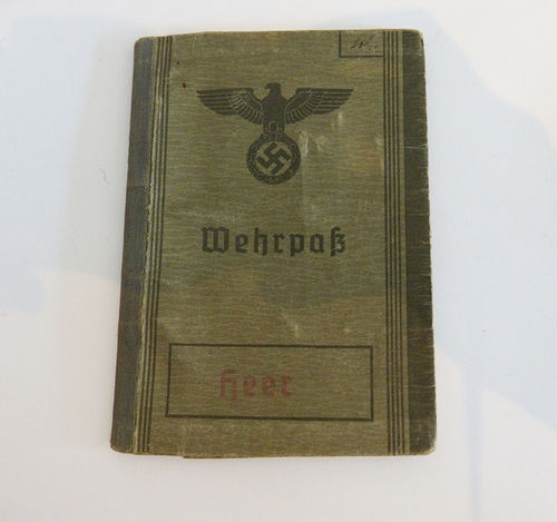 Wehrmacht passport or wehrpass