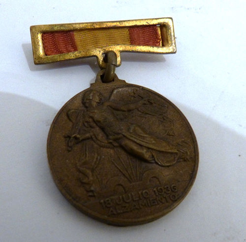 Medalla alzamiento nacional de la Guerra Civil Española 1936-1939
