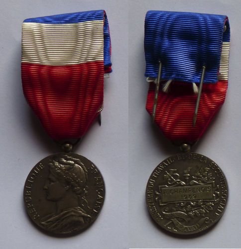Medalla de honor en el trabajo, 1959 (Francia)