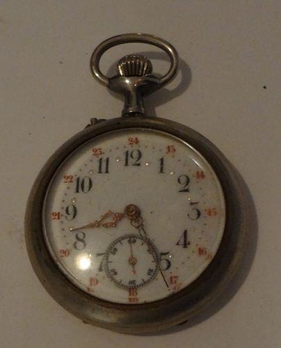 Rellotge de butxaca de plata