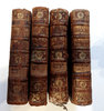 4 llibres de Sermons du Pere Bourdalouë, de la compagnie Jesus (s. XVIII)