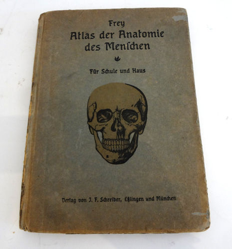 Libro de anatomía de 1919