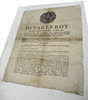 Documento de condena de 1730