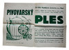 Cartell vintage de cervesa txeca