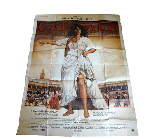Cartel original de la película Carmen (1984).