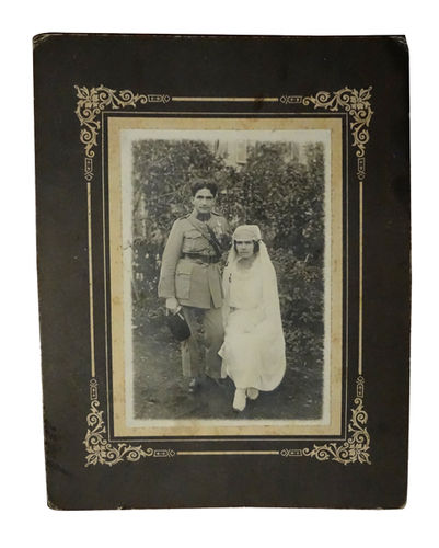 Fotografia de casament d'un veterà WWI (1926)
