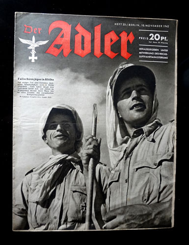 Diferents números de la revista Der Adler
