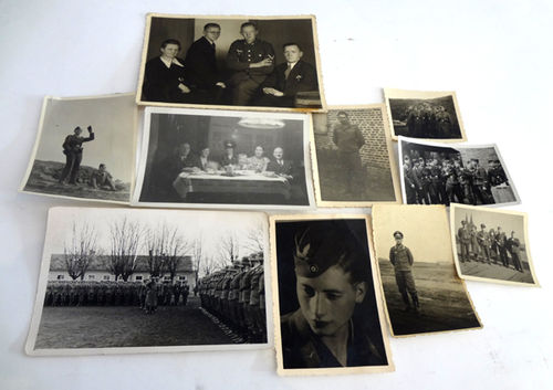 Lot de 10 fotografies de membres de la Luftwaffe