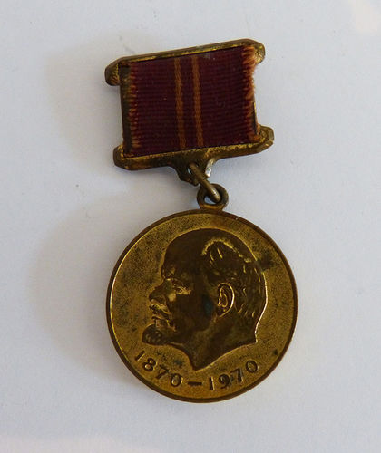 USSR Soviet Union. Medal in Honour of the Centenary of Lenin's Birth. For Variant Labor