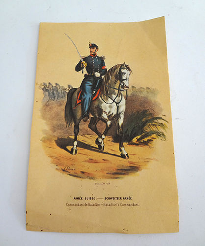 Postal Armée Suisse, Commandant de Bataillon