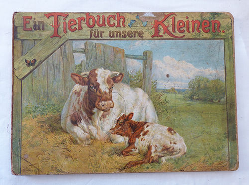 Libro infantil con láminas de animales (1901)