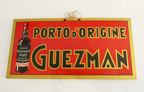 Cartel publicitario de Porto Guezman