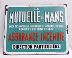 Metallic poster of La Mutuelle du Mans