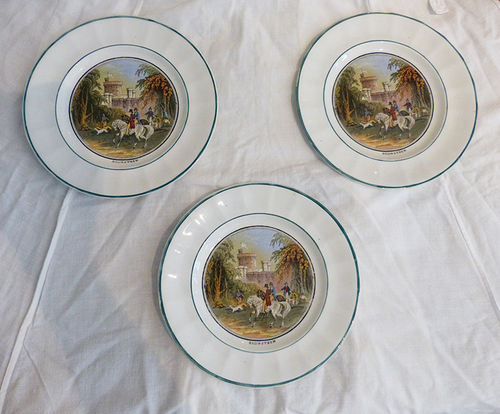 Set of 3 plates from the 19th century