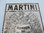 Cartel metálico publicitario de Martini