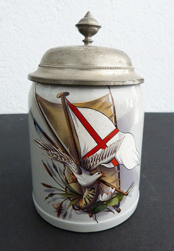 19th century beer mug