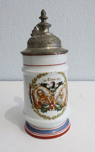 Patriotic beer mug Porcelain