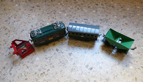 Lote de trenes de la marca Meccano Hornby