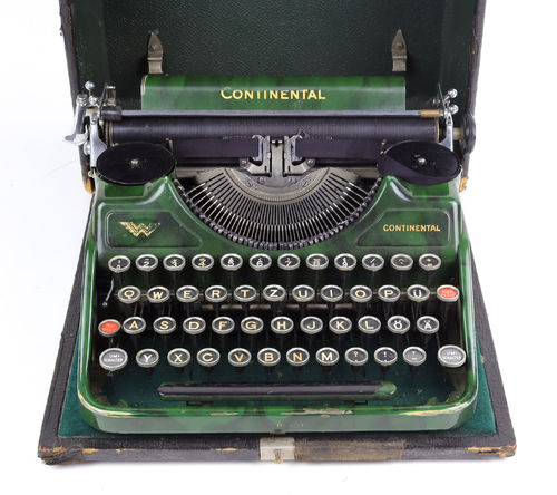 Continental portable typewriter