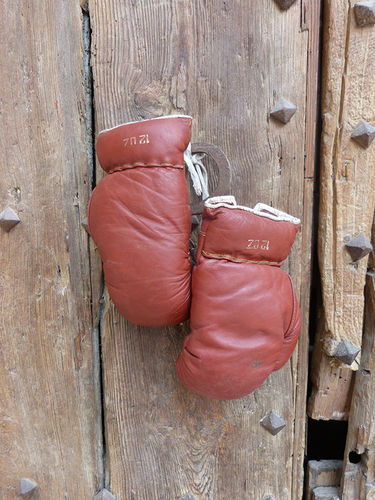 Guantes de boxeo vintage