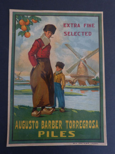 Orange advertising poster