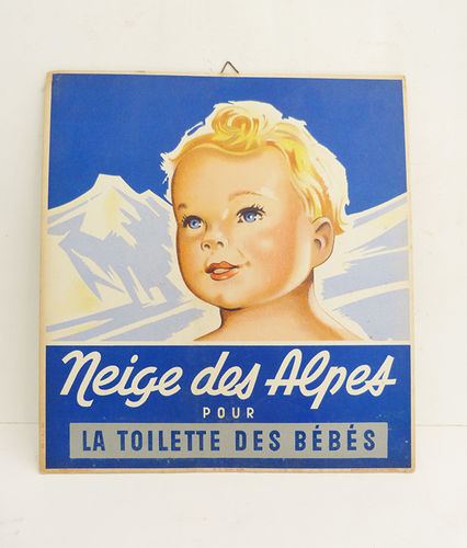 Cartel publicitario de Neige des Alpes