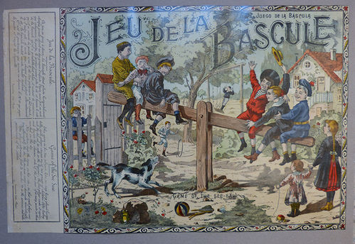 Game of the see-saw poster (1900-1910)